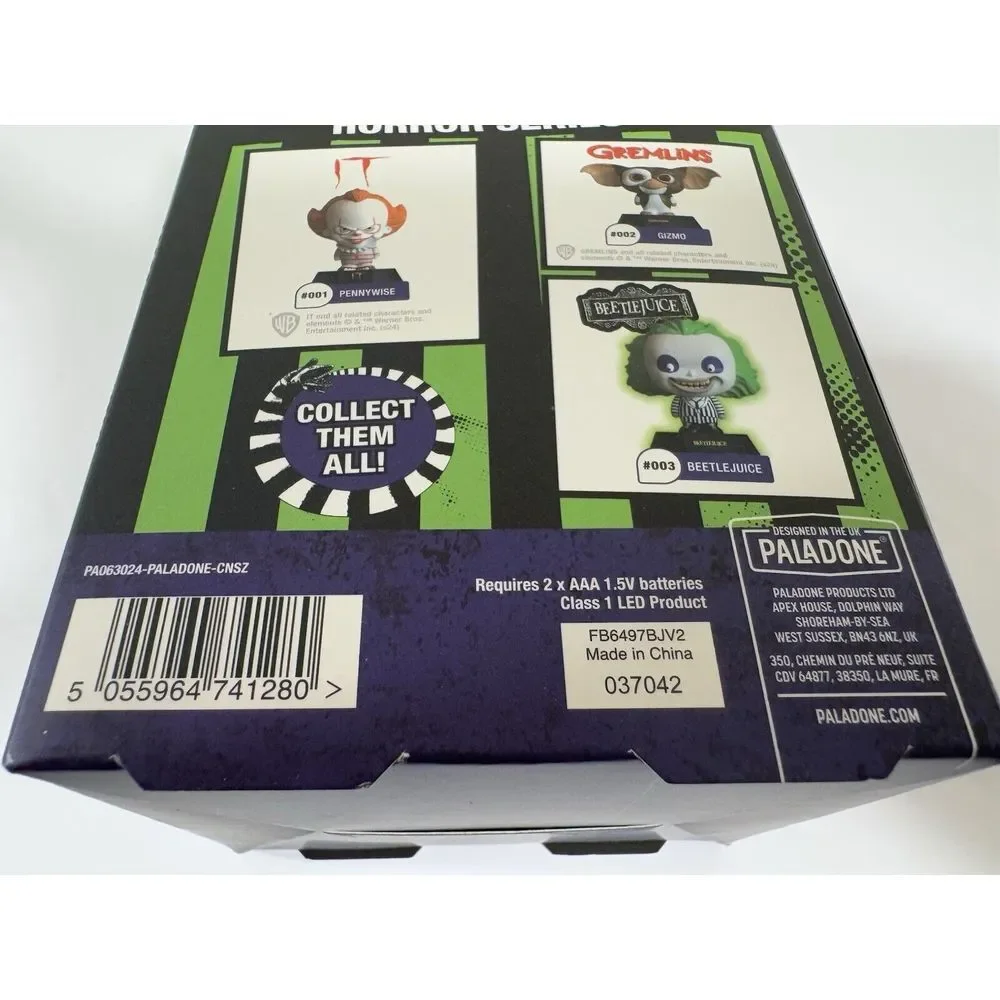 BEETLEJUICE VINYL FIGURE LIGHT 003 LIGHTS UP PALADONE HORROR SERIES 1 NEW IN BOX